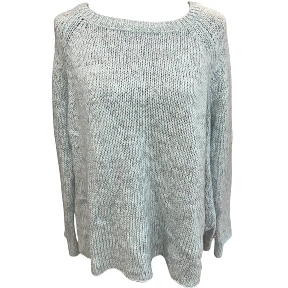 Wooden Ships Mint Green Soft Knit Sweater S/M /Mohair/Wool Blend Womens Casual - Picture 1 of 9